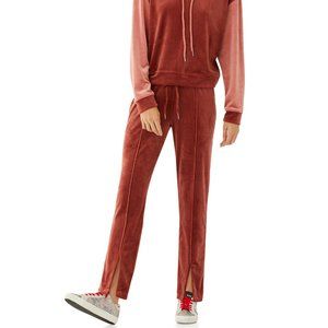 NWT Scoop Velour Joggers with Split Front Hem